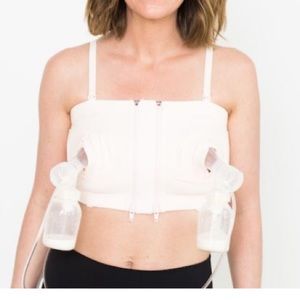NEW Simple Wishes hands free breast pump bra